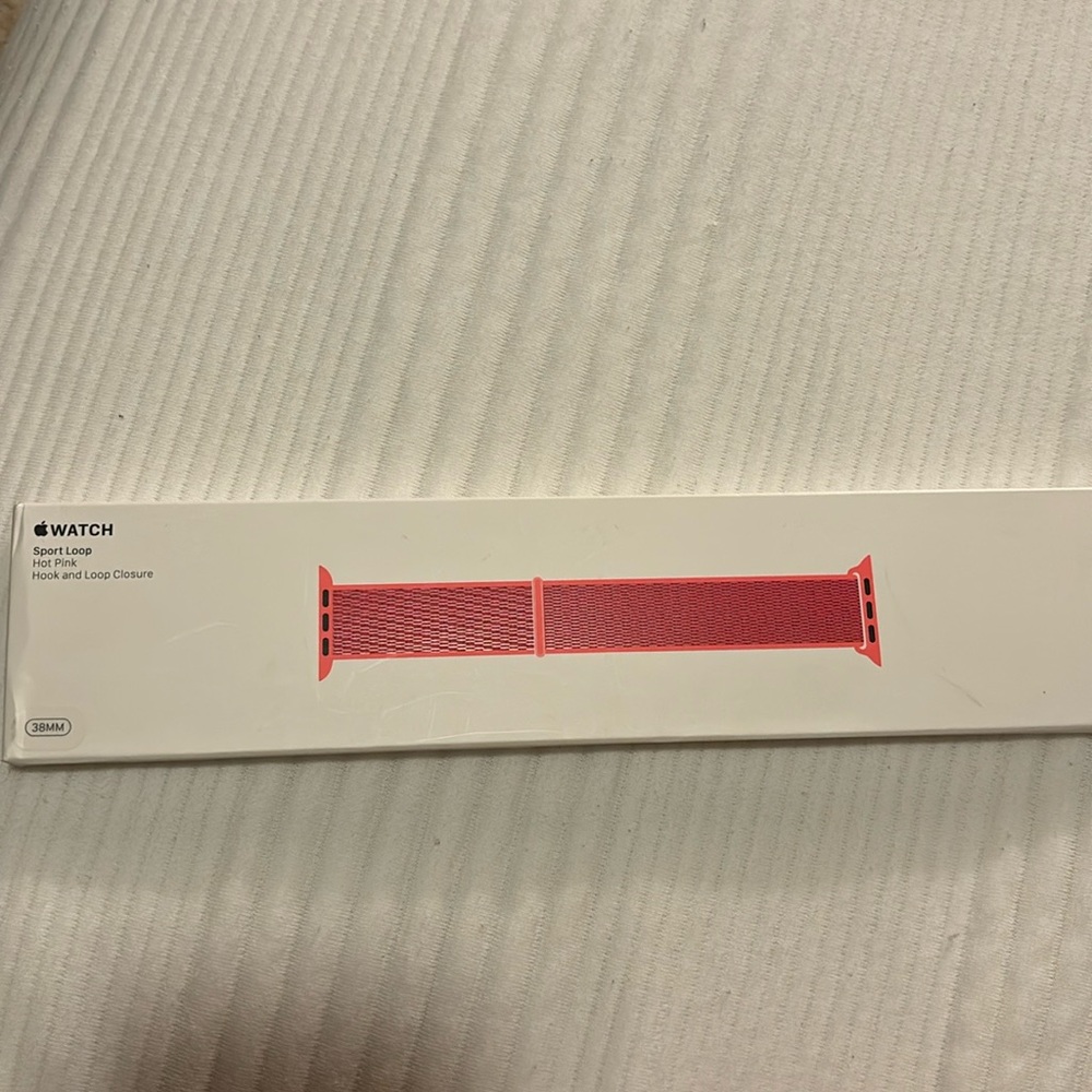 Apple Watch Sports Loop Hot Pink